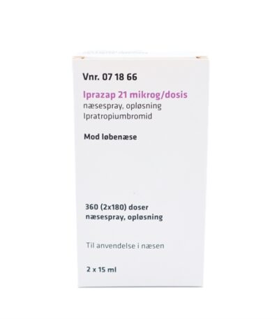 Iprazap Næsespray 21 mikrogram/dosis - 360 doser