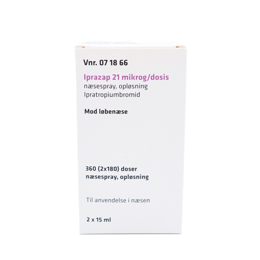 Nordic prime Iprazap Næsespray 21 mikrogram/dosis - 360 doser