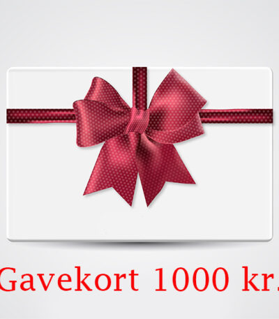 Gavekort 1000 kr.