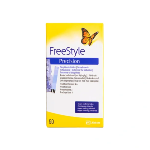 FreeStyle Precision Teststrimler – 50 stk