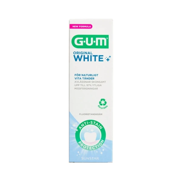 GUM Original White Tandpasta – 75 ml