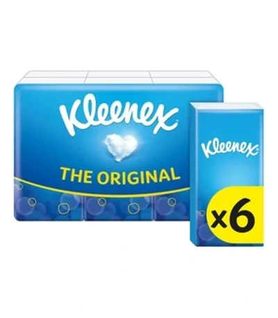 Kleenex Original Lomme – 6 pk