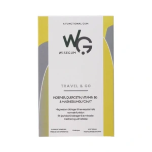 WiseGum TRAVEL & GO – 30 stk