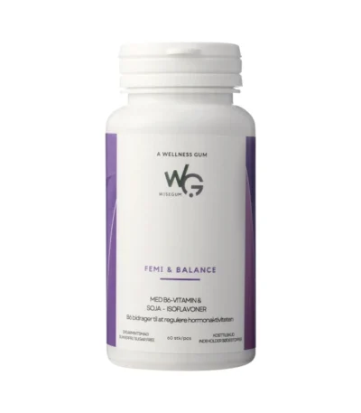 WiseGum FEMI & BALANCE – 60 stk