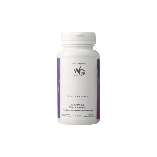 WiseGum FEMI & BALANCE – 60 stk