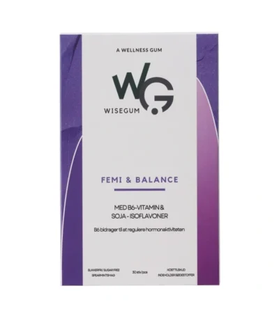 WiseGum FEMI & BALANCE – 30 stk