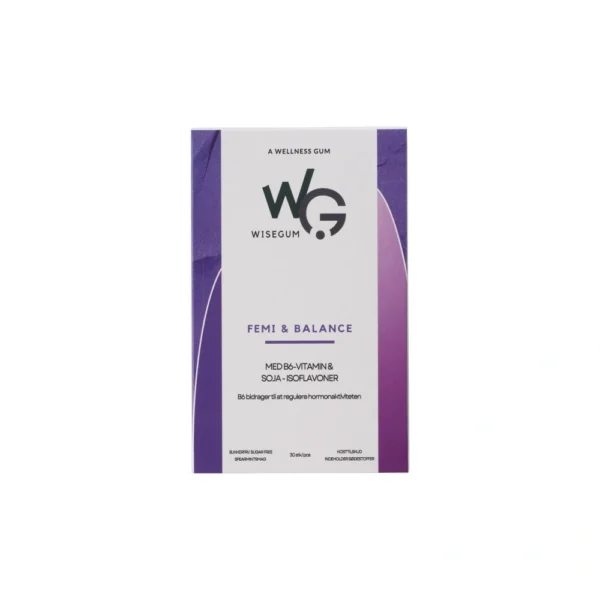 WiseGum FEMI & BALANCE – 30 stk