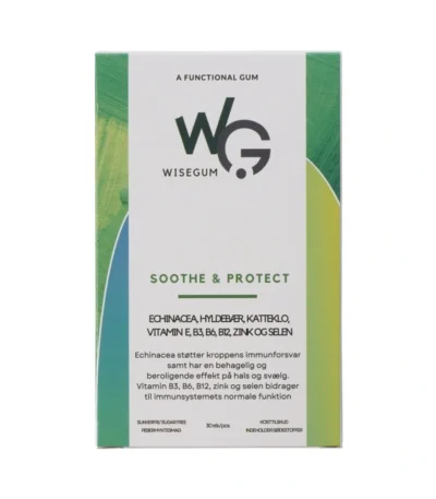 WiseGum SOOTHE & PROTECT – 30 stk