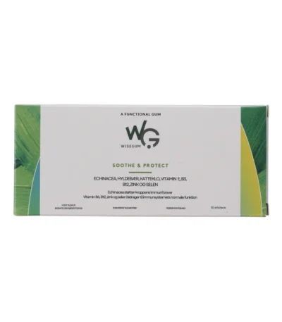 WiseGum SOOTHE & PROTECT – 10 stk