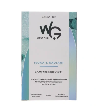 WiseGum FLORA & RADIANT – 30 stk