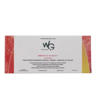 WiseGum ENERGY & VITALITY – 10 stk