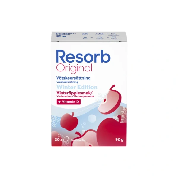 Resorb Original Vinteræble - 2 x 10 brusetabletter