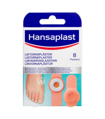 Hansaplast Ligtorneplaster – 8 stk