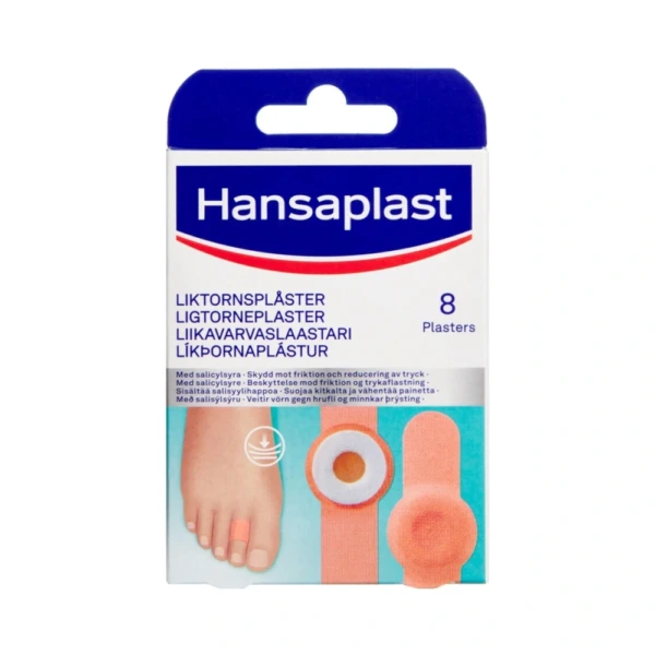 Hansaplast Ligtorneplaster – 8 stk