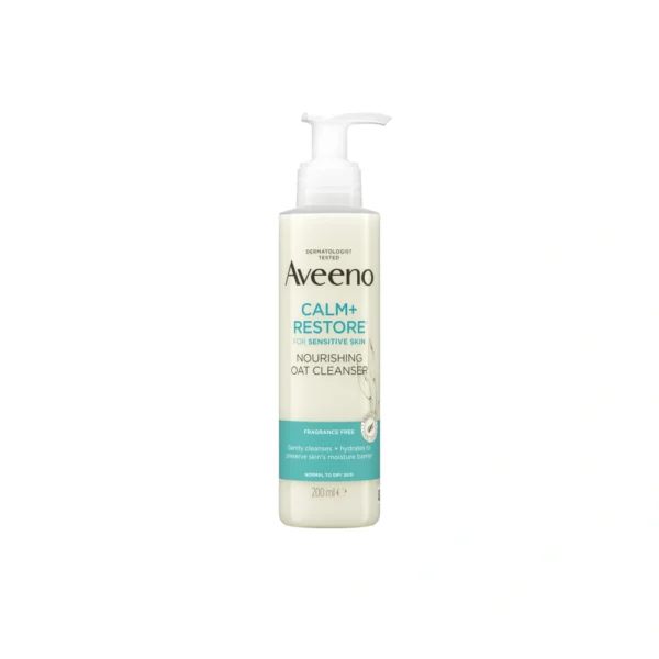 Aveeno Face Calm+Restore Nourishing Oat Cleanser – 200 ml