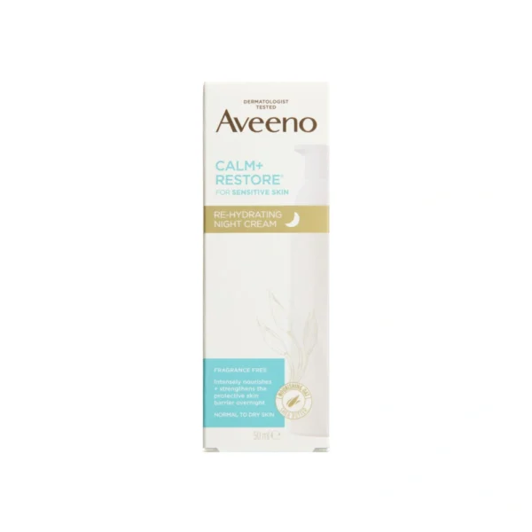 Aveeno Face Calm+Restore Re-Hydrating Night Cream – 50 ml