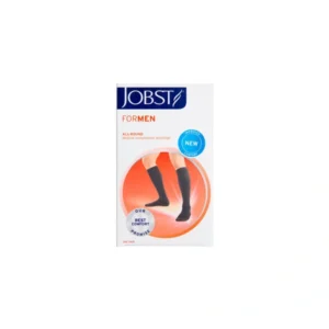 Jobst For Men Sort Kompressionsstrømpe str. XL – 1 par