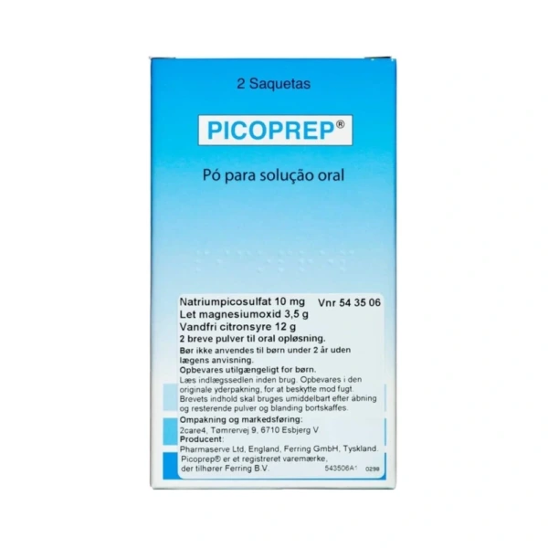 2care4 Picoprep 10 mg+3,5 g+12 g - 2 breve