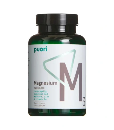 Puori M3 Magnesium Kompleks – 120 stk