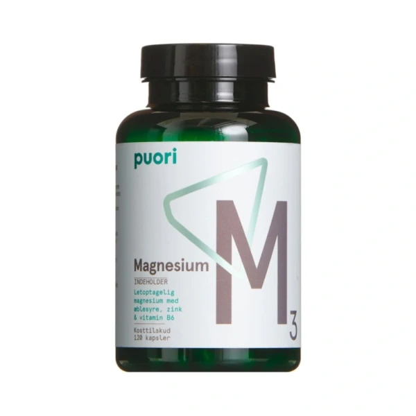 Puori M3 Magnesium Kompleks – 120 stk