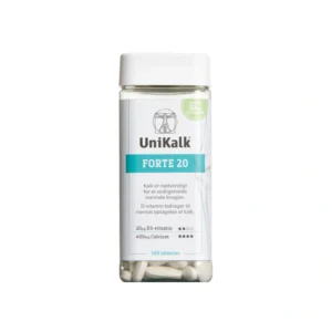 Unikalk Forte 20 – 180 stk