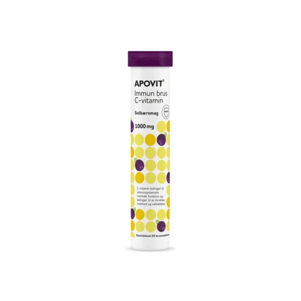 APOVIT Immun C-vitamin brus, 1000 mg – 20 stk