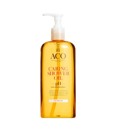 ACO Caring Shower Oil Uden Parfume – 400 ml