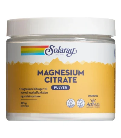 Solaray Magnesium Citrate – 225 g