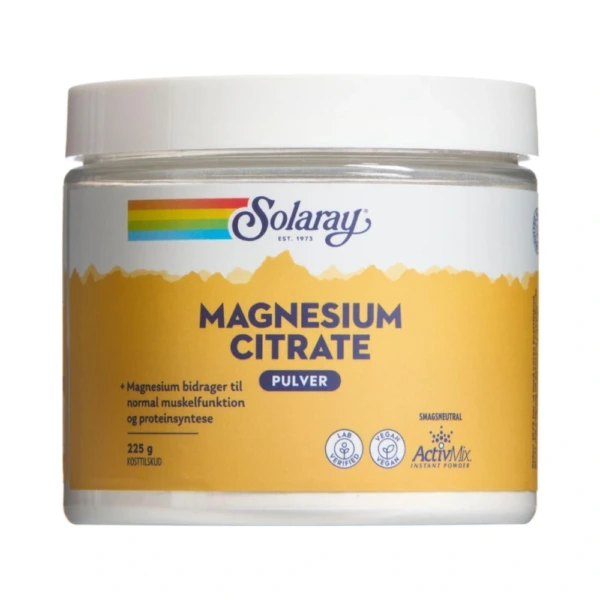 Solaray Magnesium Citrate – 225 g