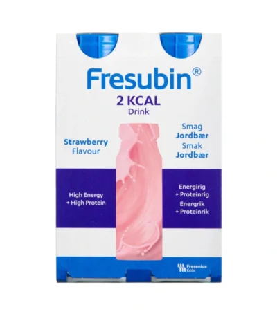 Fresubin 2 kcal Drink Jordbær – 4 x 200 ml