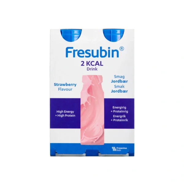 Fresubin 2 kcal Drink Jordbær – 4 x 200 ml