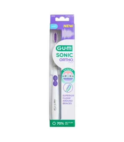 GUM SONIC ORTHO Tandbørste – 1 stk