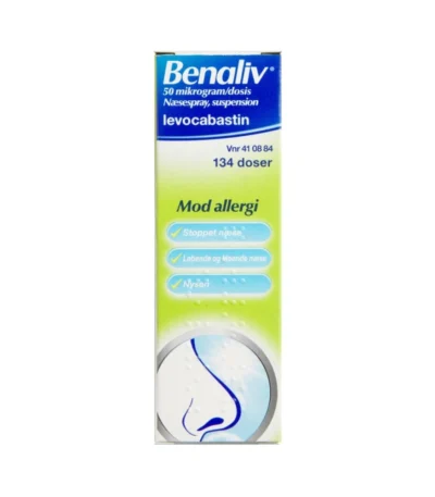 Benaliv Næsespray 50 mikg – 134 doser