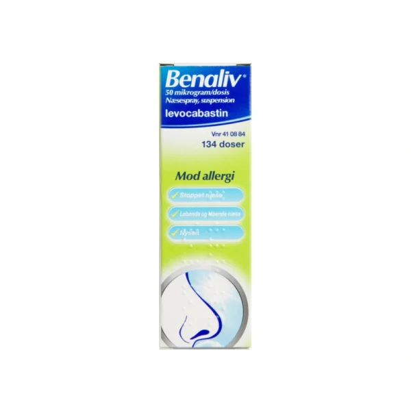 Benaliv Næsespray 50 mikg – 134 doser