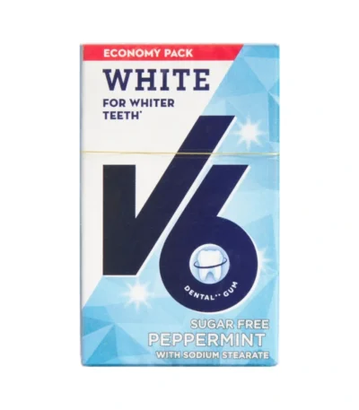 V6 Økonomipakke White Peppermint Tyggegummi – 1 stk
