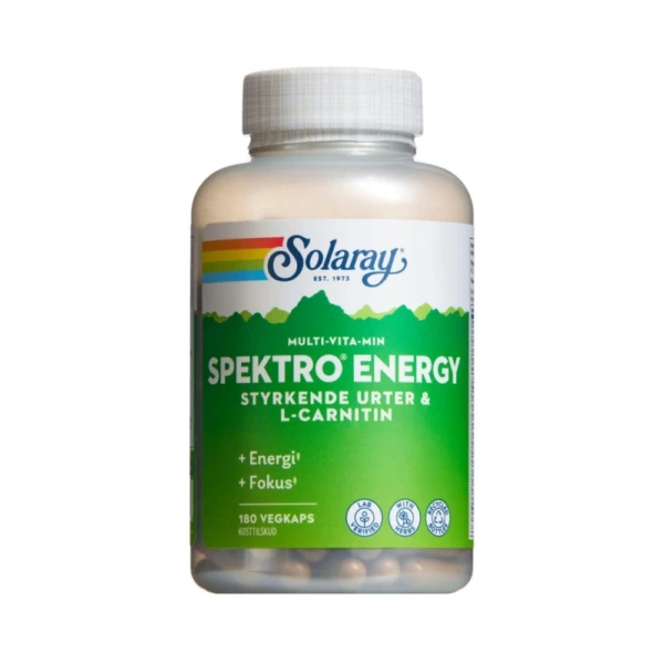 Solaray Spektro Energy – 180 stk