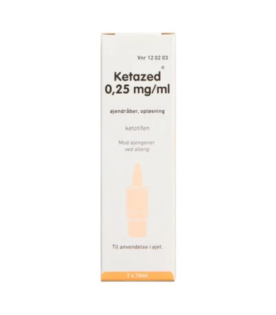 Ketazed Øjendråber 0,25 mg/ml - 10 ml