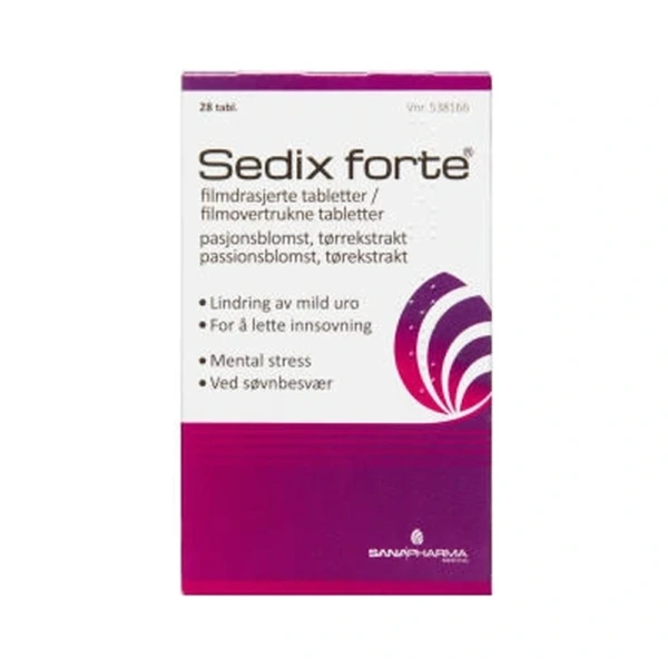 Sana Pharma Medical ApS Sedix Forte – 28 stk