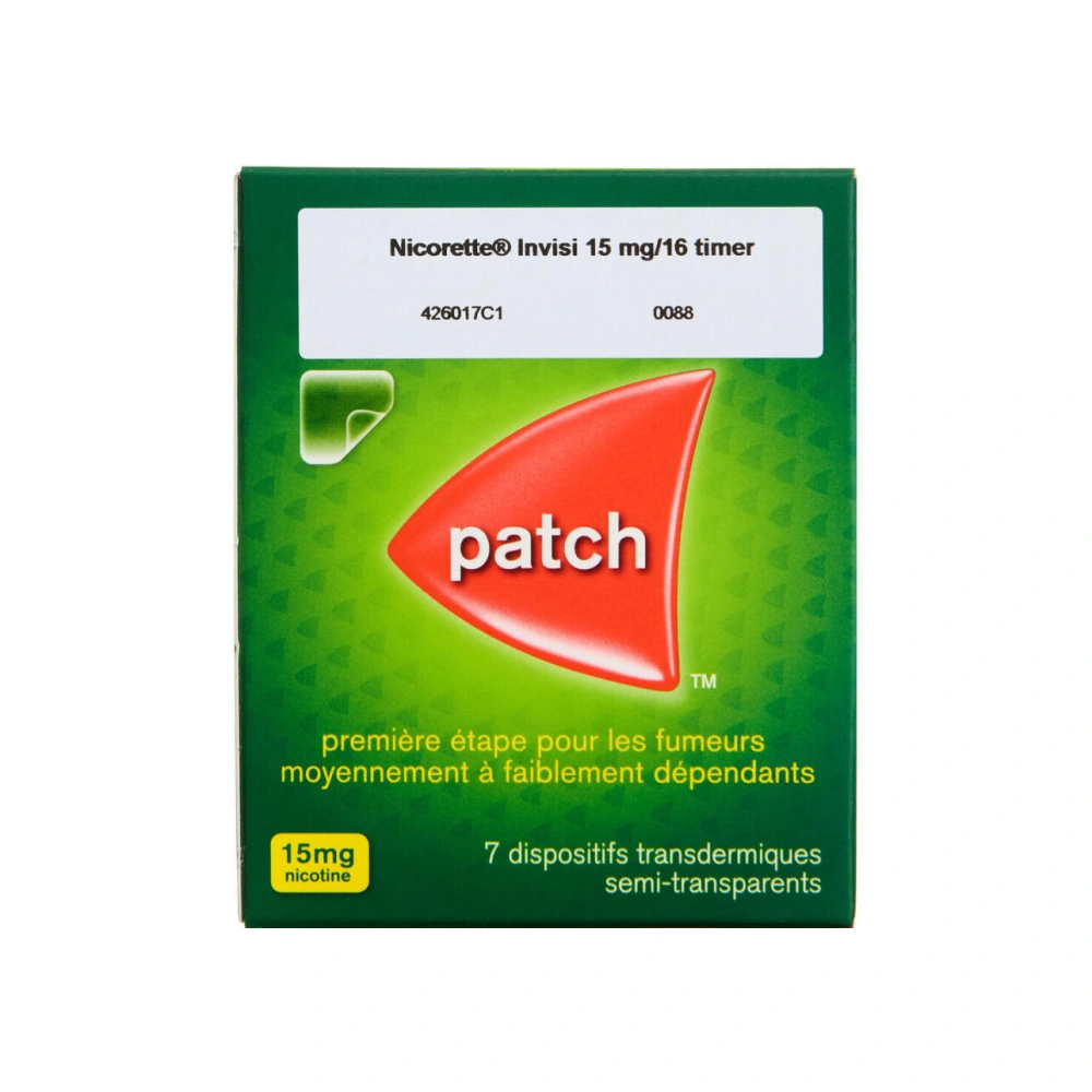 2care4 Nicorette Invisi 15 mg/16 timer - 7 stk Depotplastre