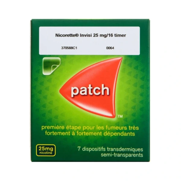 2care4 Nicorette Invisi 25 mg/16 timer – 7 stk Depotplastre