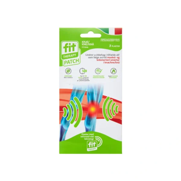 FIT Knæ Smerteplaster – 3 stk