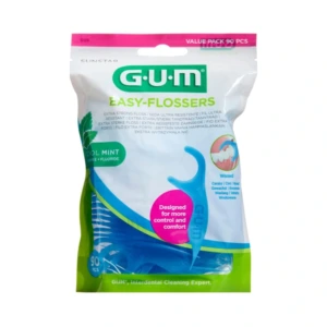 GUM Tandtråd Easy Flossers – 90 stk