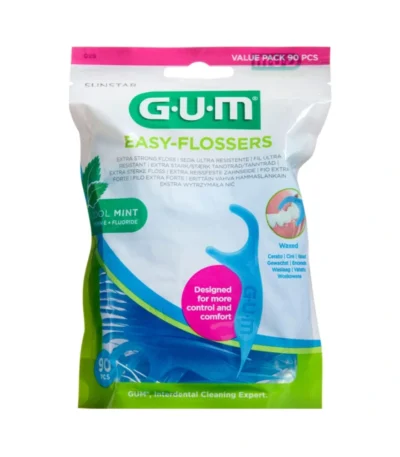 GUM Tandtråd Easy Flossers – 90 stk