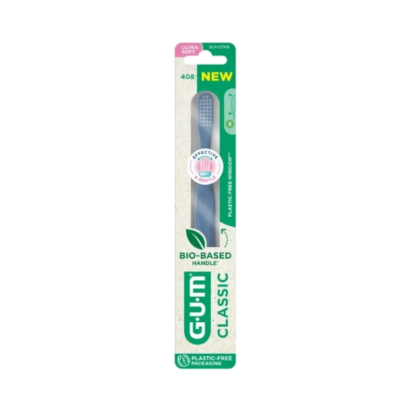 GUM Classic 408 Tandbørste Ultra Soft – 1 stk