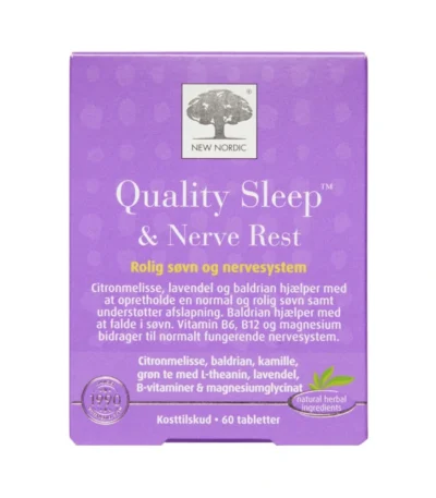 New Nordic Quality Sleep & Nerve Rest – 60 stk