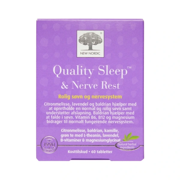 New Nordic Quality Sleep & Nerve Rest – 60 stk