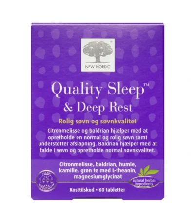New Nordic Quality Sleep & Deep Rest – 60 stk