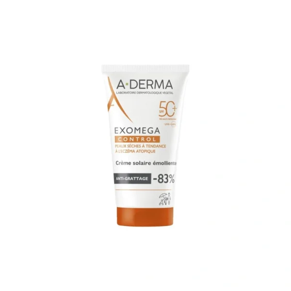 A-Derma Exomega Control Emollient Solar Cream SPF 50+ – 150 ml