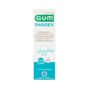 GUM PAROEX Klorhexidin Tandpasta 0,06% – 75 ml