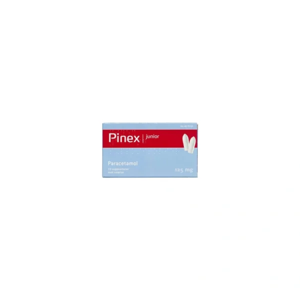 Pinex Junior Suppositorier 125 mg - 10 stk